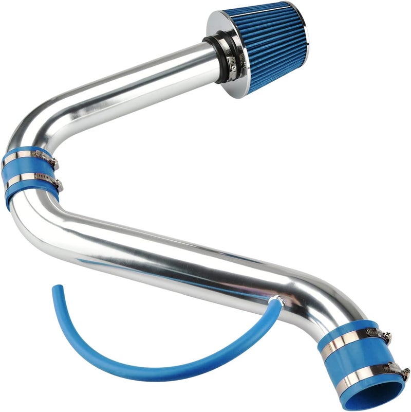 AUTOSITY 2.75" Cold Air Intake System Compatible with 1994-1997 Accord 2.2L 1998-2002 Accord 2.3L 2.75" High Flow Aluminum (Blue) - Image 3